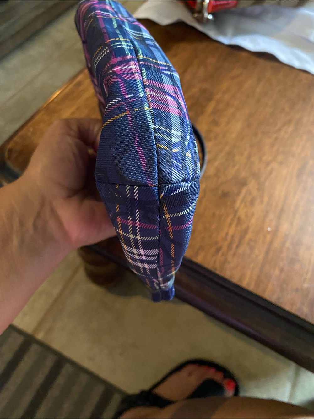 Coach Poppy Plaid wristlet - Picture 5 of 9